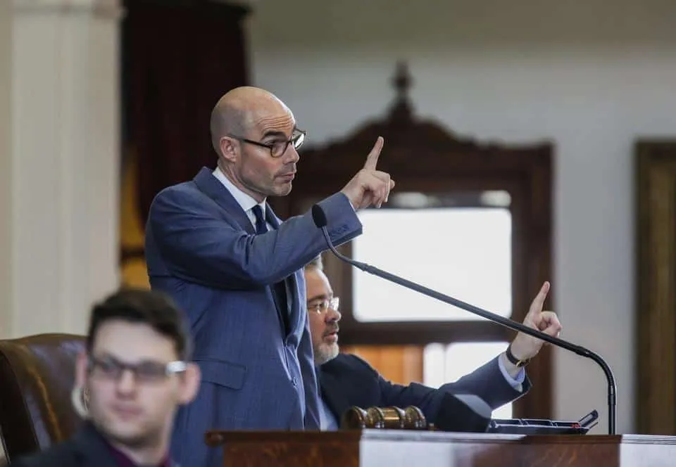 House Speaker Dennis Bonnen begins the agenda in the Texas House of Representatives chamber last month. A gun rights activist recently tried to visit Bonnen’s home to lobby for a bill allowing people to carry handguns without a state-issued license. [JAMES GREGG/AMERICAN-STATESMAN]
