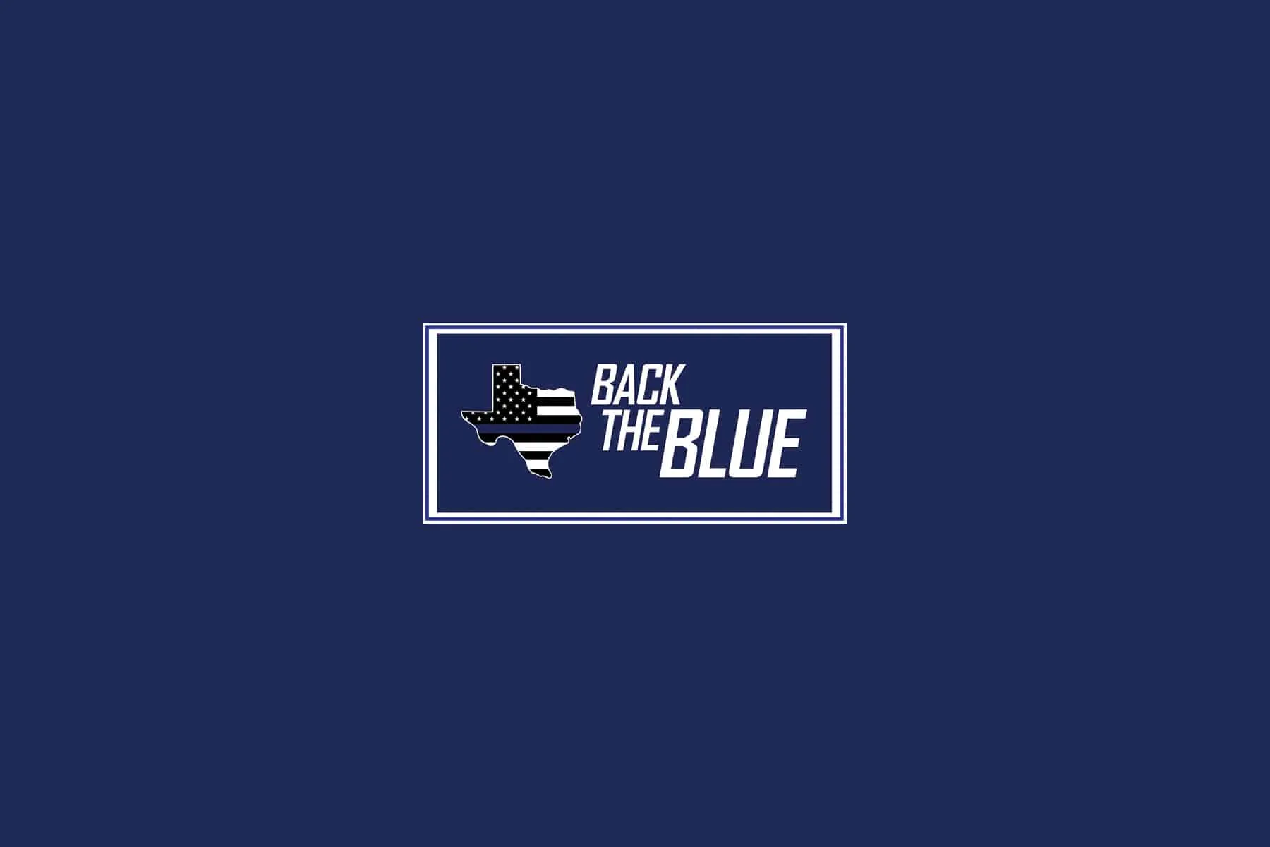 Back The Blue In Texas