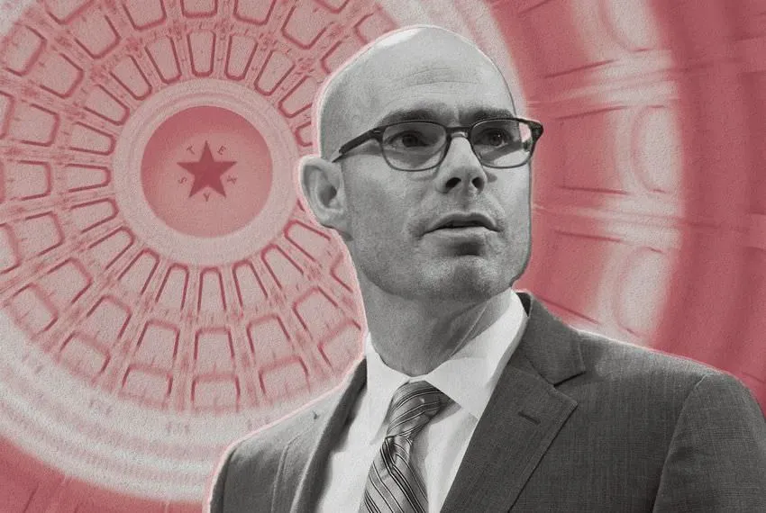 State Rep. Dennis Bonnen, R-Angleton Photo credit: Photo Illustration by Emily Albracht / Robert Daemmrich and Anneke Els Paterson for the Texas Tribune