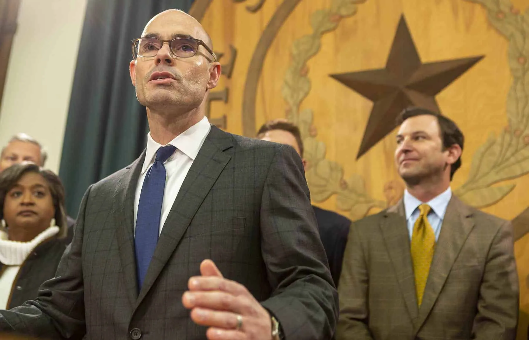 State Rep. Dennis Bonnen, R-Angleton, announces Nov. 12 that he has the votes to be elected the next speaker of the Texas House for the coming state legislative session. [Stephen Spillman / For American-Statesman]