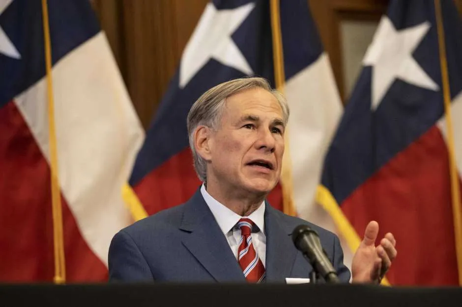 Texas Governor Greg Abbott announces the reopening of more Texas businesses during the COVID-19 pandemic at a press conference at the Texas State Capitol in Austin on Monday, May 18, 2020. (Lynda M. Gonzalez/The Dallas Morning News Pool) Photo: Lynda M. Gonzalez, THE DALLAS MORNING NEWS / Staff Photographer