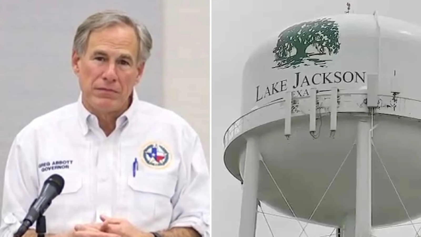 Gov. Abbott visits Lake Jackson after brain-eating amoeba found in water supply