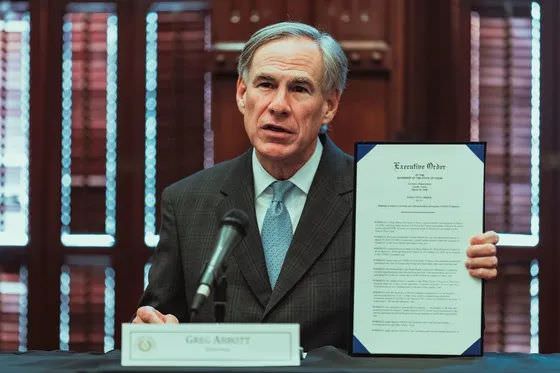 Gov. Greg Abbott issuing mask order